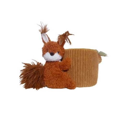 PLUSH FOREST Squirrel Flowerpot