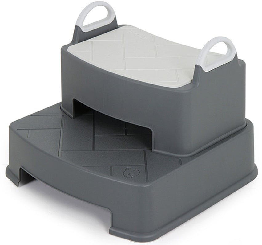 IFAM HERRINGBONE Handle Step Stool Double (DARK GRAY)