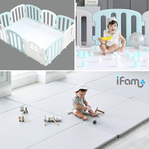 IFAM first easy doing folder mat grey/white 200*140*4cm