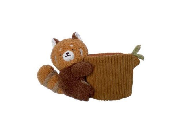 PLUSH FOREST Red Panda Flowerpot