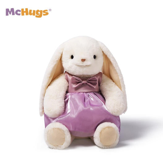 McHugs Violet Dress Smiling Leveret Bunny 18CM