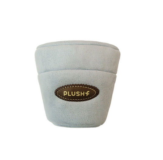PLUSH FOREST Blue base flowerpot