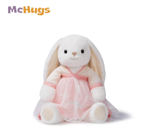 McHugs Pink Ruqun Smiling Leveret 25CM