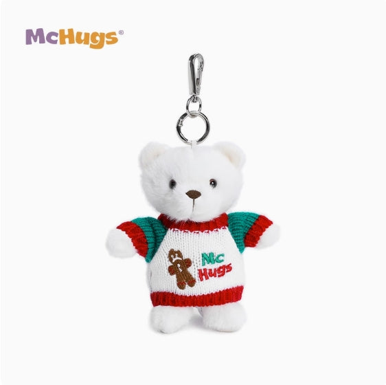 McHugs Sweater Cream Bear Bag Charm