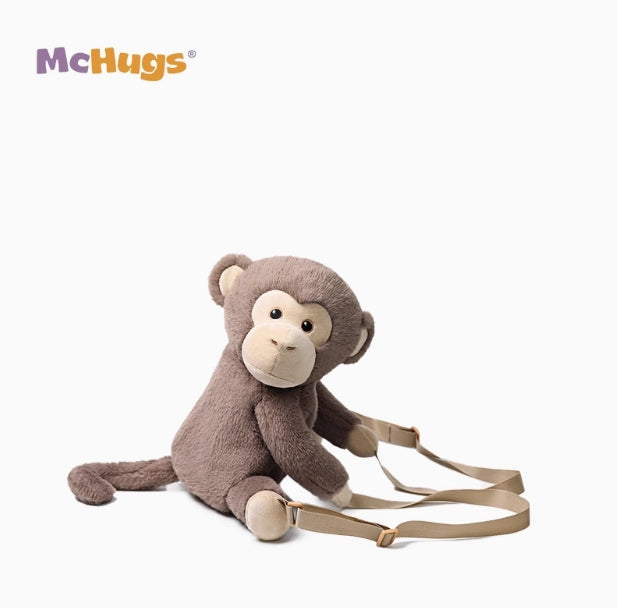 McHugs Brown Monkey Backpack