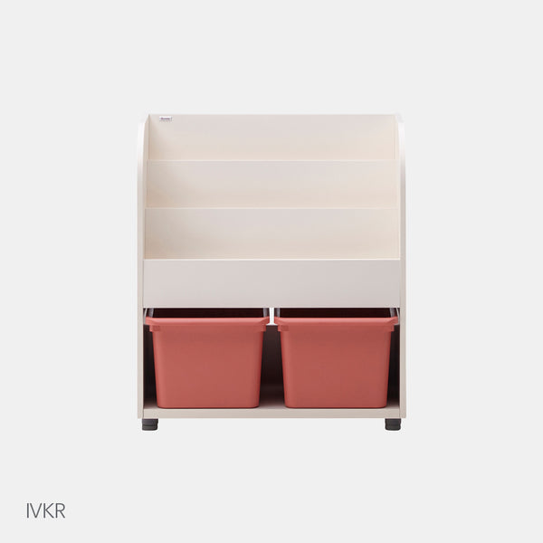 ILOOM Front Type Book Shelf HSFA062 color IVKR RED