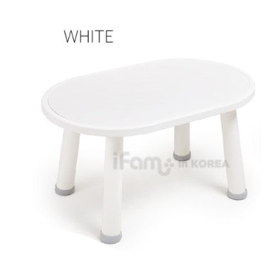 IFAM REVERSIBLE MAT KIDS TABLE (WHITE)