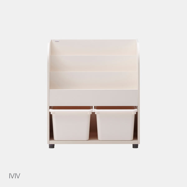 ILOOM Front Type Book Shelf HSFA062 color IVIV Cream White