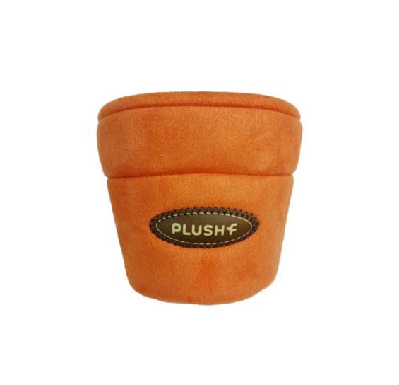 PLUSH FOREST Orange base flowerpot