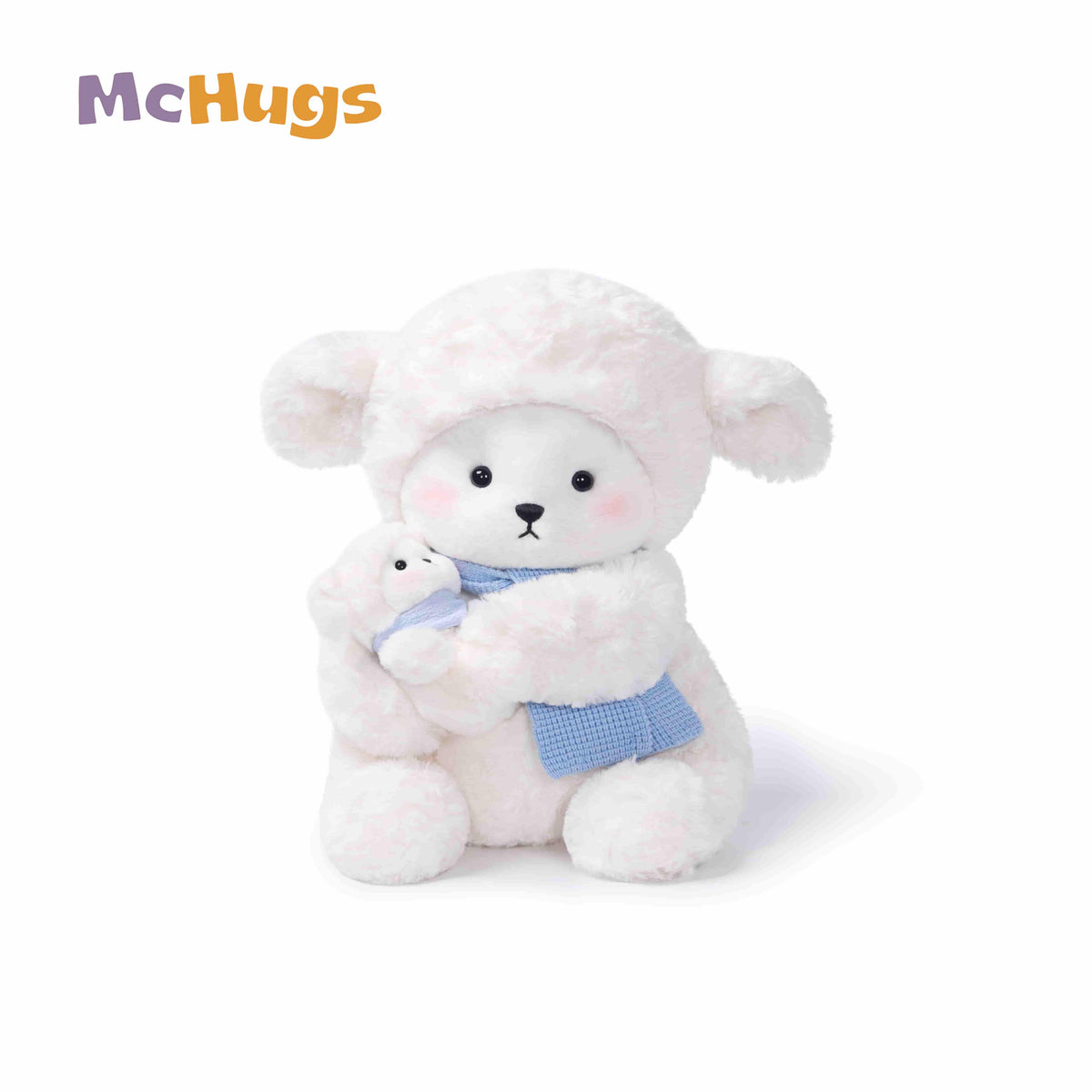 McHugs Parent & Baby Creamy Sheep Plush Set 25CM (PRE-ORDER)